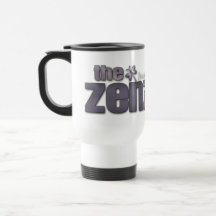 Black and White Mug w/purple logo