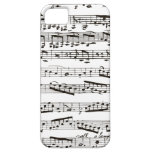 Black and white musical notes iPhone 5 covers
