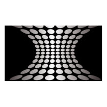 Black and White Optical Illusion Business Card Templates