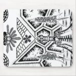 Black and white ornament mousepads