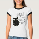 Black and White Owls t-shirts