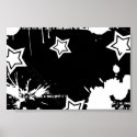 Black and White Paint posters