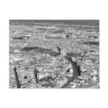 Black and White Paris view Post Card