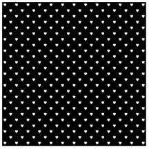 Black and White Pattern - Hearts. Photo Sculpture