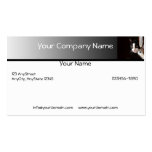 Black and White Peekaboo Cat Business Cards