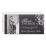 Black and White Photo Save The Date Invitation Photo Greeting Card