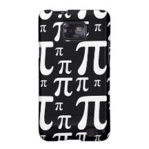 Black and White Pi Pattern Samsung Galaxy S2 Cover