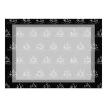 Black and White Pirate Ship Pattern. Personalized Invitations