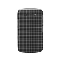 Black and White Plaid Blackberry Bold Case
