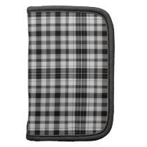 black and white plaid planners