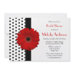 Black and White Polka Dot Bridal Shower Invitation
