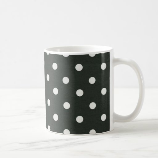 Black and White Polka Dot Mug