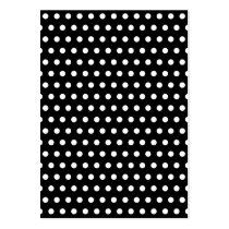 Black and White Polka Dot Pattern. Spotty. Business Card