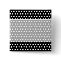 Black and White Polka Dot Pattern. Spotty. Buttons