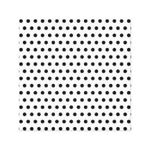 Black and White Polka Dot Pattern. Spotty. Stretched Canvas Prints