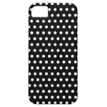 Black and White Polka Dot Pattern. Spotty. iPhone 5 Case