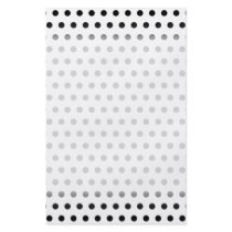 Black and White Polka Dot Pattern. Spotty. Flyer Design