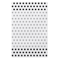 Black and White Polka Dot Pattern. Spotty. Custom Flyer