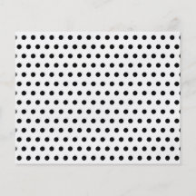 Black and White Polka Dot Pattern. Spotty. Flyer