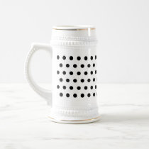 Black and White Polka Dot Pattern. Spotty. Coffee Mugs