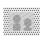 Black and White Polka Dot Pattern. Spotty. Post Cards