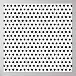 Black and White Polka Dot Pattern. Spotty. Posters
