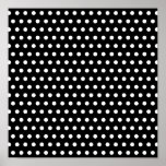 Black and White Polka Dot Pattern. Spotty. Print