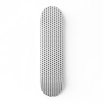 Black and White Polka Dot Pattern. Spotty. Skate Boards