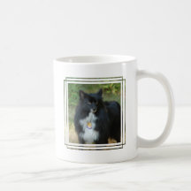 Black and White Pomeranian Coffee Mugs
