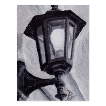 Black and White Postcard