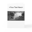 Black and White Pug cards