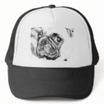 Black and White Pug hats