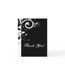 Black and White Reverse Swirl Design