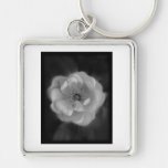 Black and White Rose. Keychain