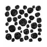 Black and White Roses Pattern. Custom t-shirts