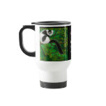 Black and White Ruffed Lemur Travel Mug