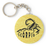 Black and White Scorpio Keychain