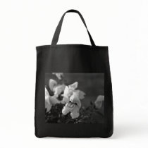 Black and White Snapdragon Bag