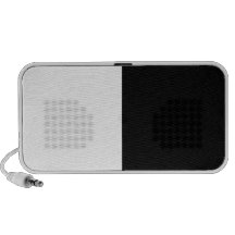 Black and White Split Color Speaker