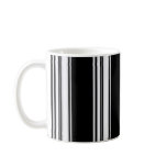 Black and White Stipes Mug