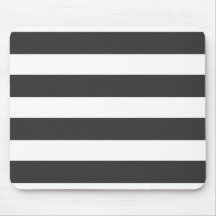 Black and White Stripes Mousepad
