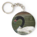 Black and White Swan Keycahin keychains