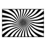Black and white swirl photo print