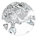 Black and White Swirl stickers