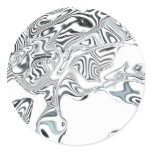Black and White Swirl stickers