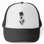 Black and White Top Hat Man
