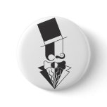 Black and White Top Hat Man