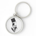 Black and White Top Hat Man
