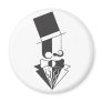Black and White Top Hat Man
