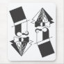 Black and White Top Hat Man